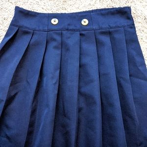 Girls uniform blue skirt size8